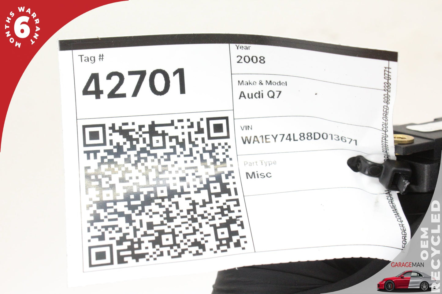 07-15 Audi Q7 MPV Front Left Driver Side Power Seat Memory Switch 4F1959769A OEM