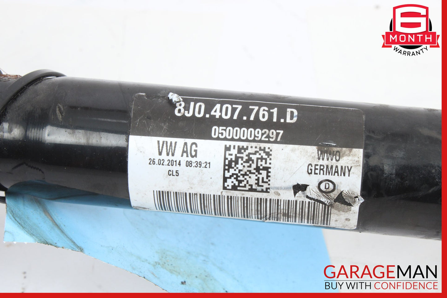 2009-2019 Audi TT 8J Front Left Driver Side Axle Shaft 8J0407761D OEM