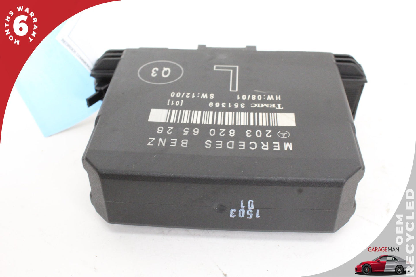 2001-2007 Mercedes W203 C240 Rear Left Side Door Control Module 2038206526 OEM