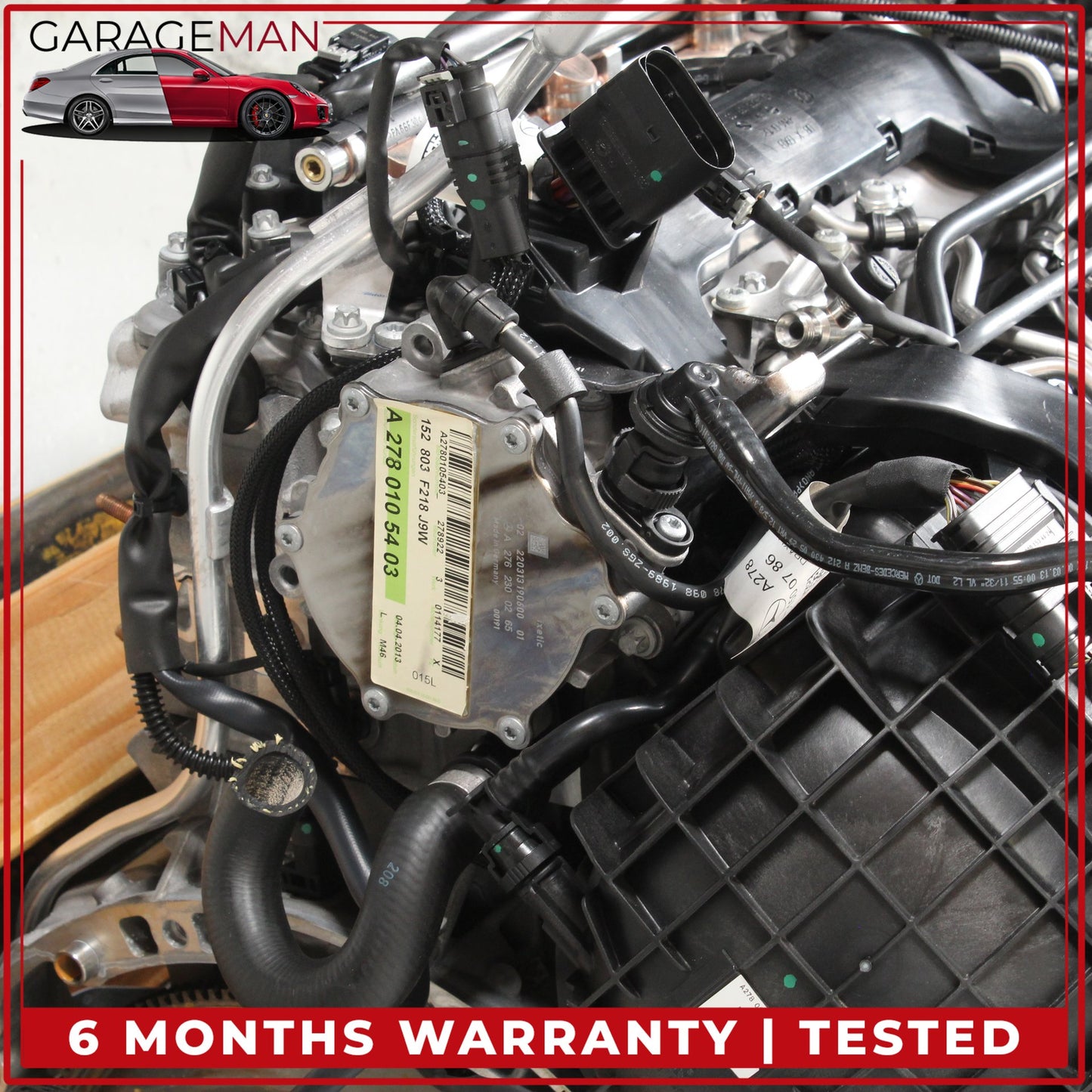 2012-2014 Mercedes-Benz CLS550 W218 RWD 4.6L Engine Motor M278 mileage 41k