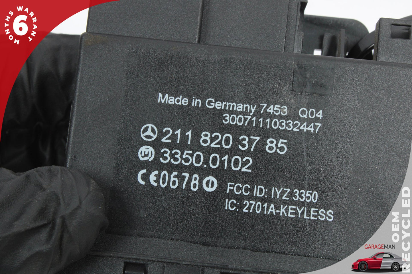 06-11 Mercedes E350 W211 Rear Door Keyless Go Control Module 2118203785 OEM