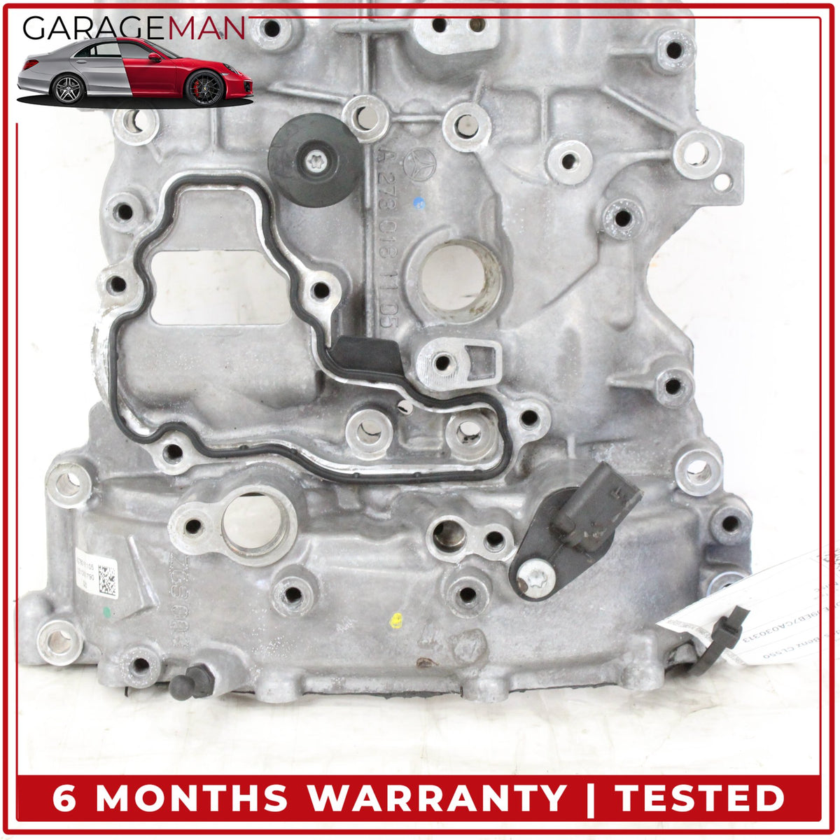 2011-2020 Mercedes W216 CL550 Left Side Cylinder Head Valve Cover 2780161105 OEM