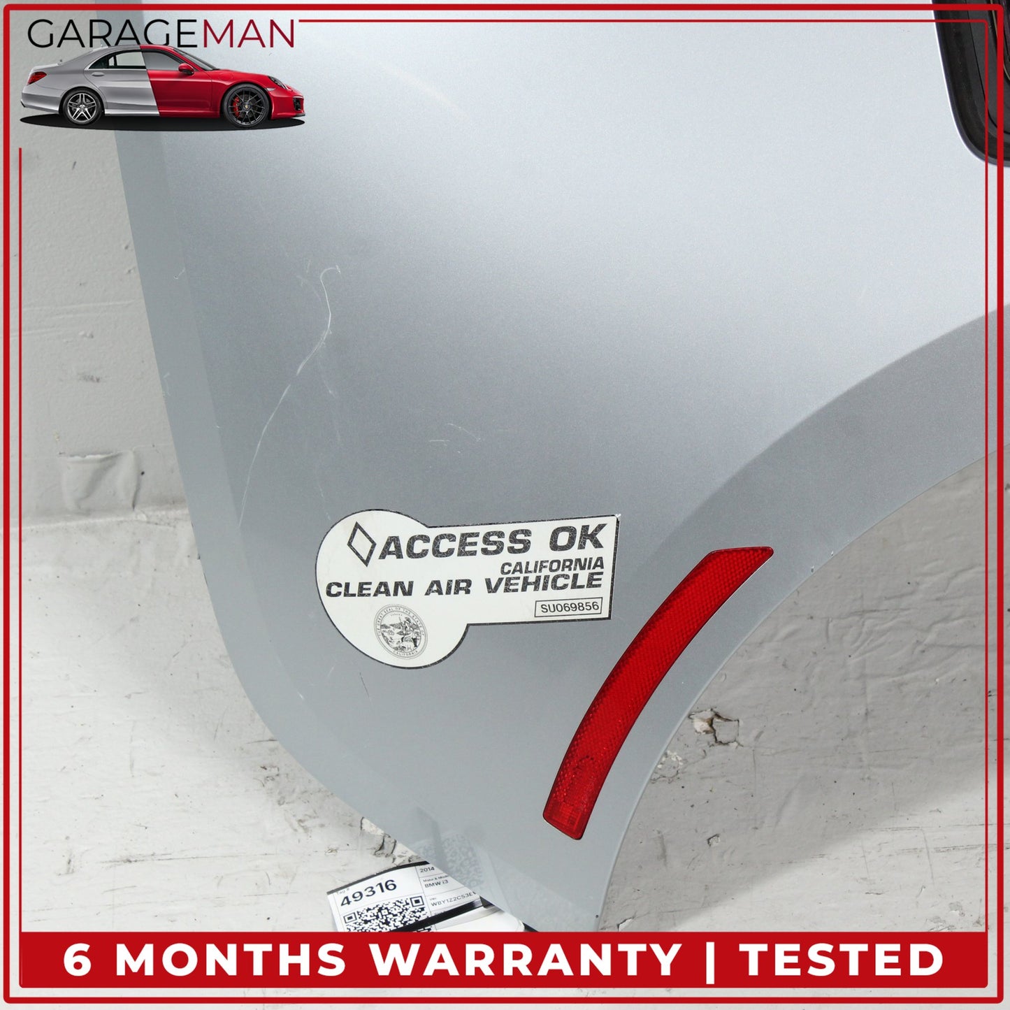 2014-2021 BMW i3 I01 Rear Right Passenger Side Quarter Panel Silver Metallic OEM