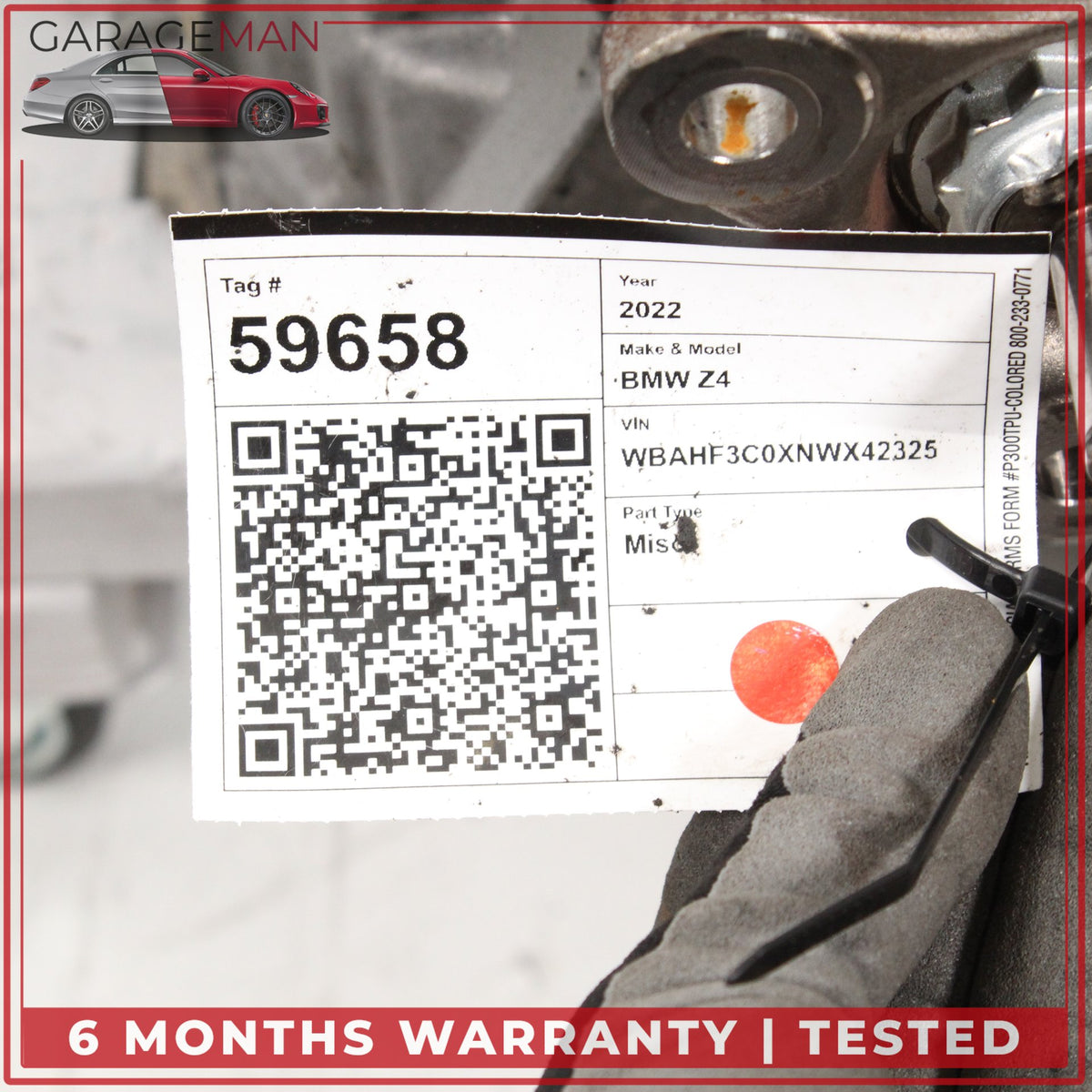 2019-2026 BMW Z4 G29 RWD 2.0L Automatic Transmission Assembly GA8HP51Z 55k OEM