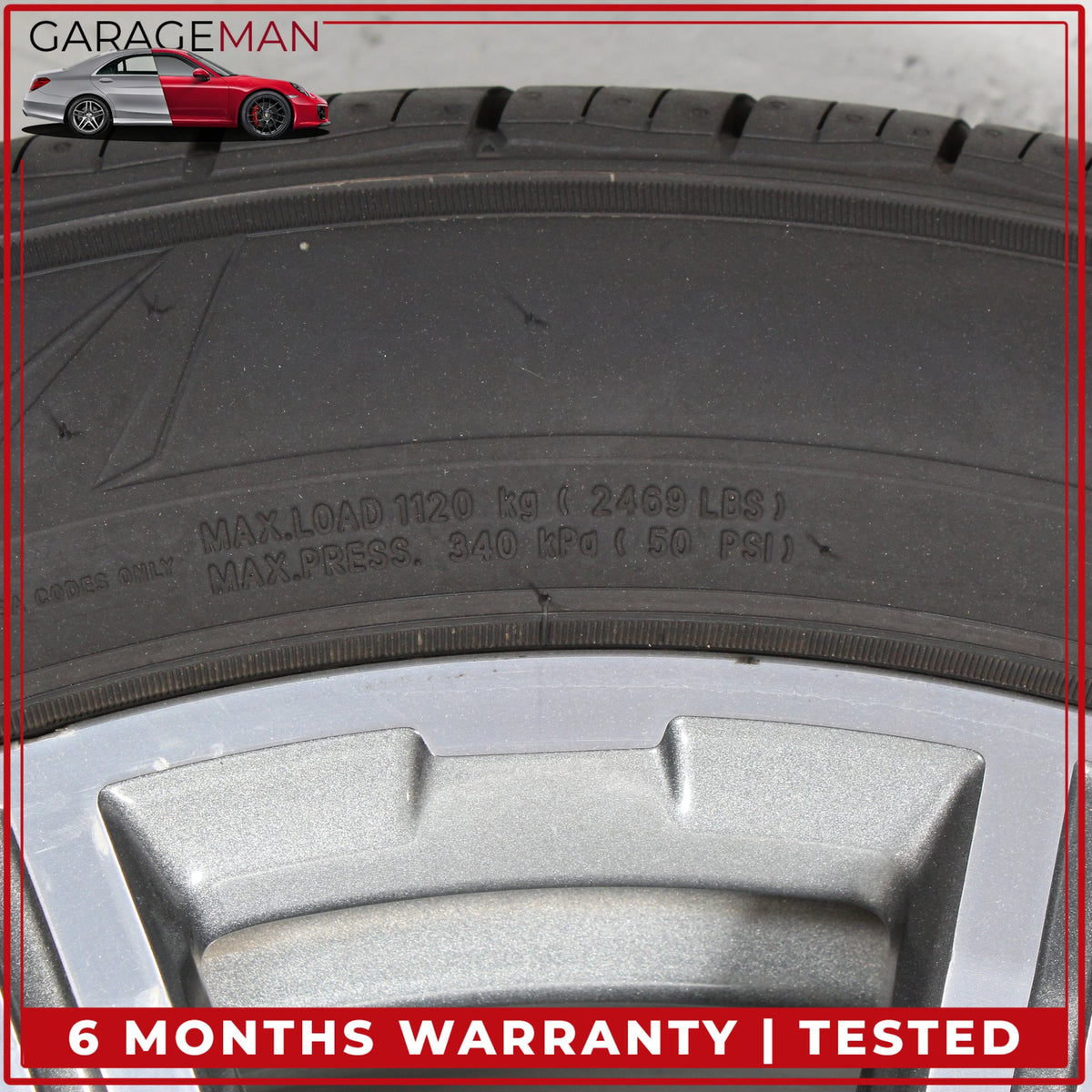2017-2025 Audi Q7 SQ7 10 Spoke Wheel Rim w/ Tire 9JX20H2 ET33 4M0601025AD OEM