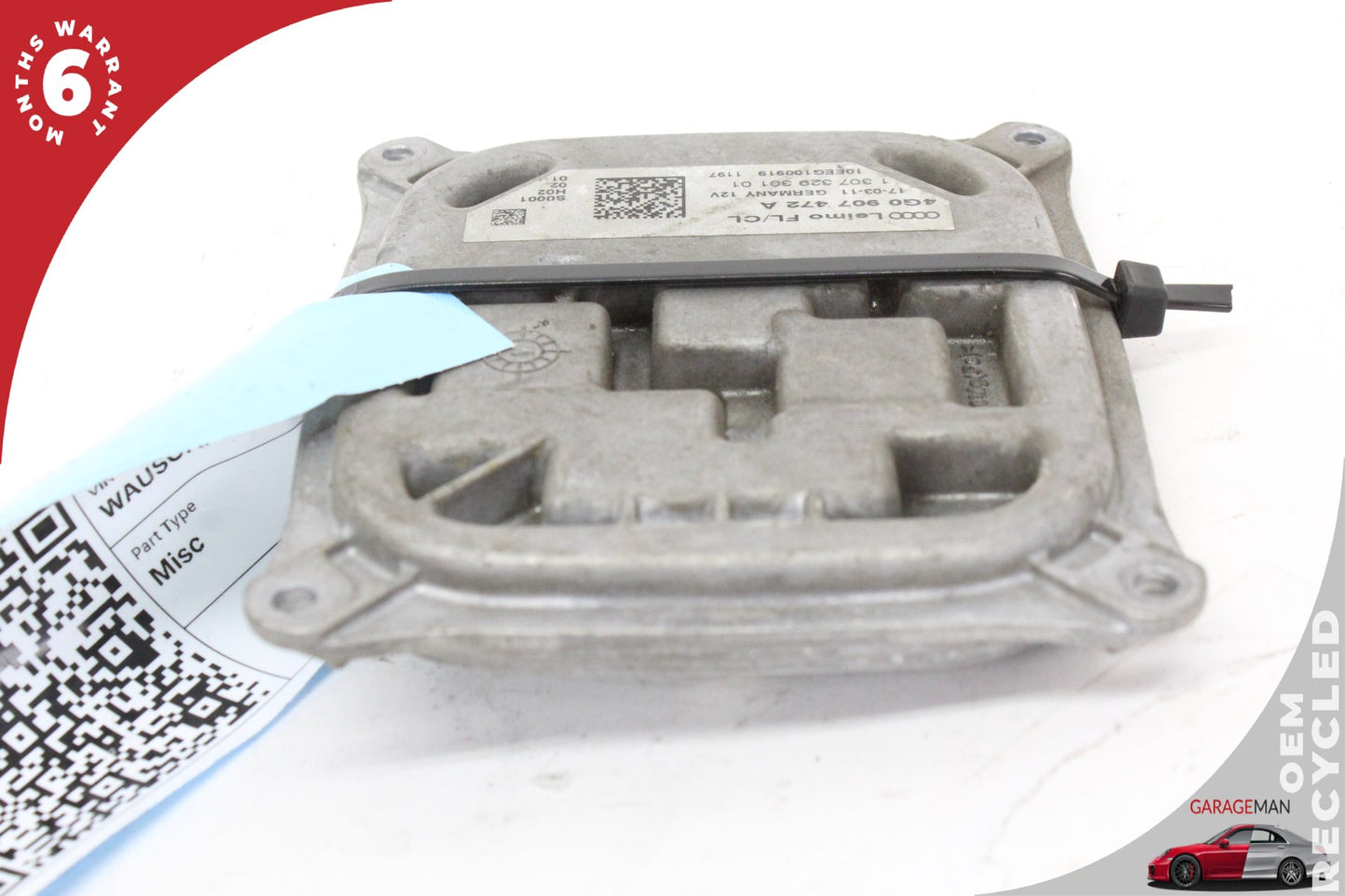 2012-2015 Audi A7 S7 LED Headlight Lamp Ballast Control Module 4G0907472A OEM