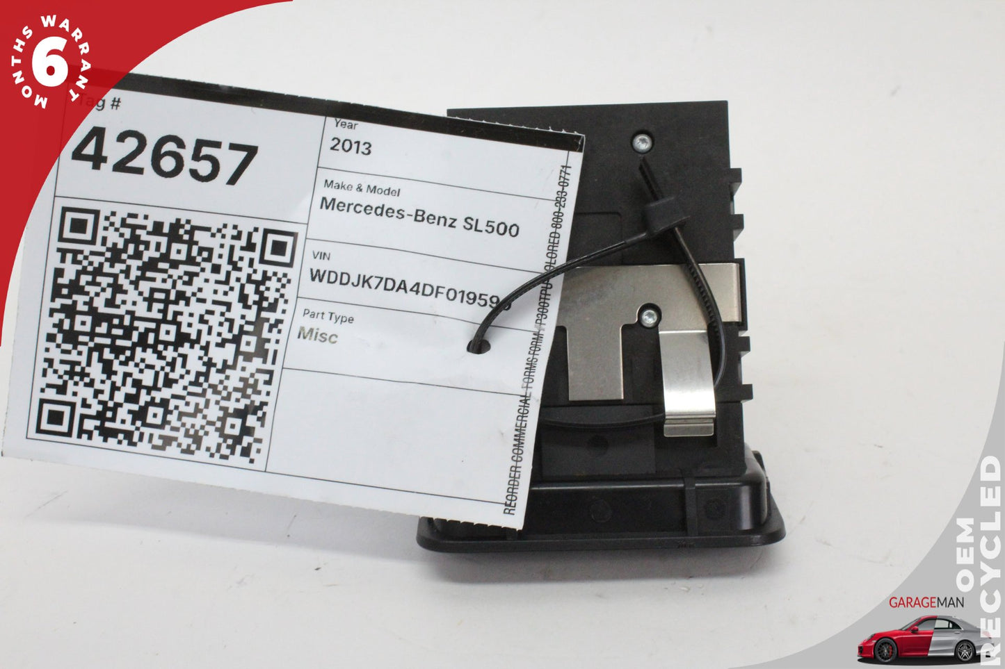 12-20 Mercedes-Benz SL500 R231 RWD Parking Brake Release Handle 2469050451 OEM