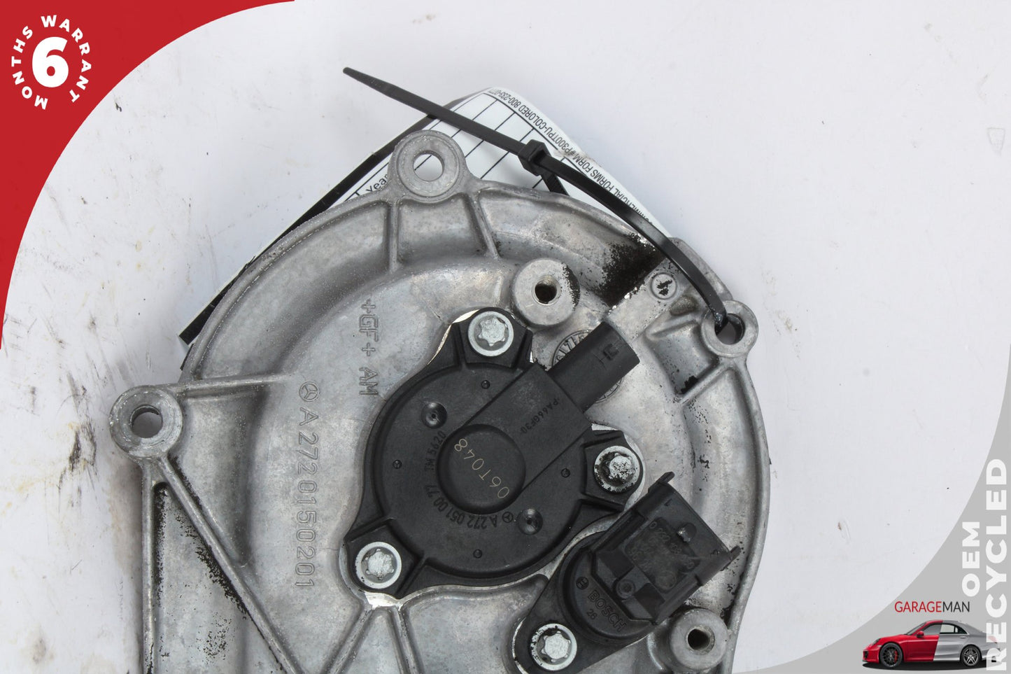 2005-2013 Mercedes W221 S550 Front Left Side Engine Timing Chain Cover Plate OEM