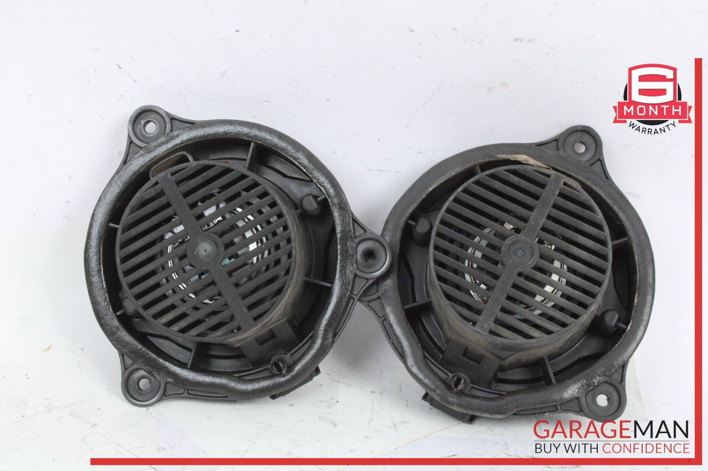 2008-2015 Audi TT 8J Front Left and Right Side Mid Range Door Speaker Set OEM