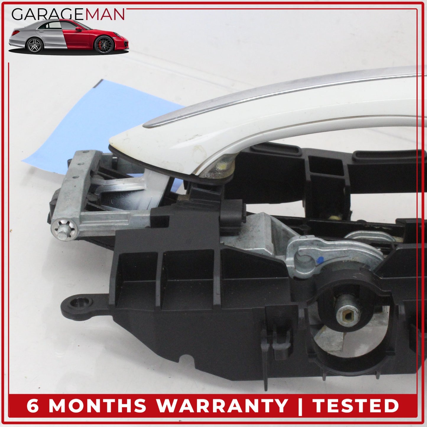 2011-2016 BMW 550i 535i Front Left Driver Side Exterior Door Handle White OEM