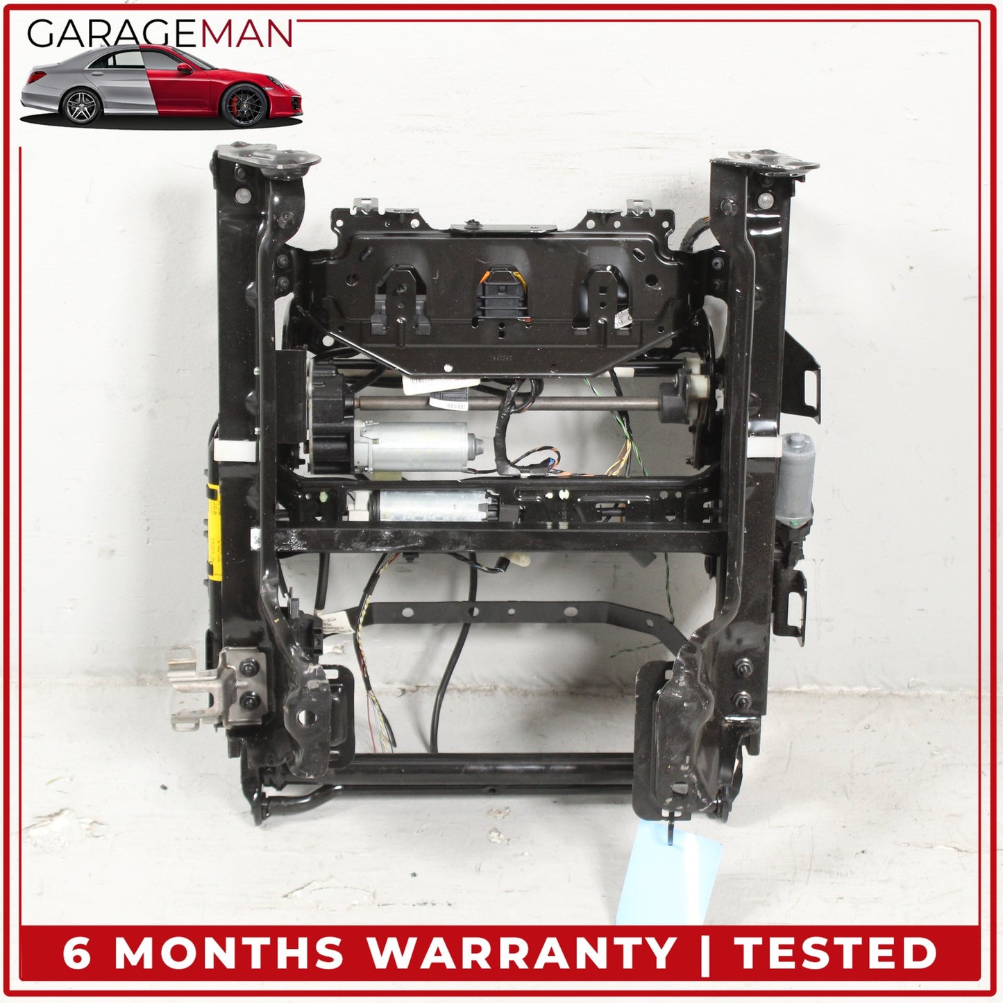 2011-2016 Land Rover LR4 L319 Front Left Seat Track Rail Frame w/ Motors OEM