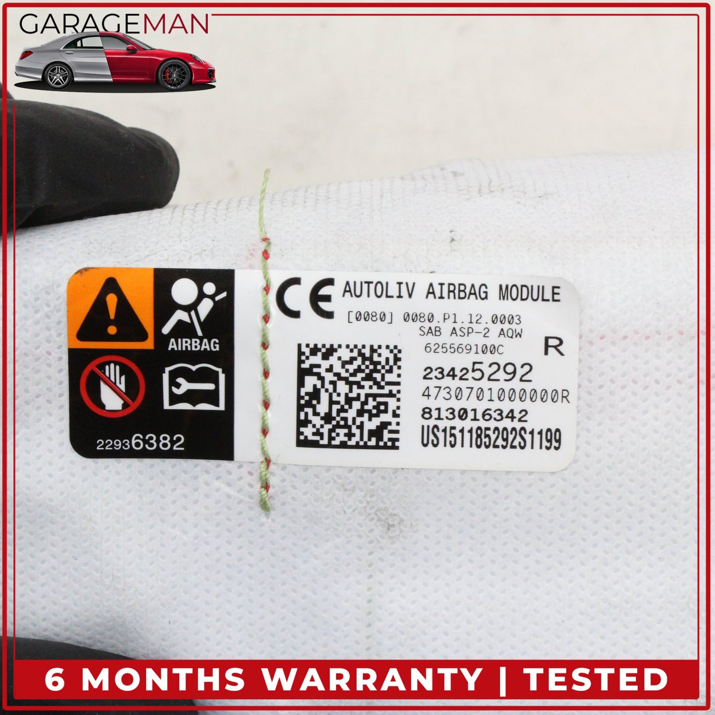 2014-2019 Chevrolet Silverado 1500 Front Right Side Seat Airbag 23425292 OEM