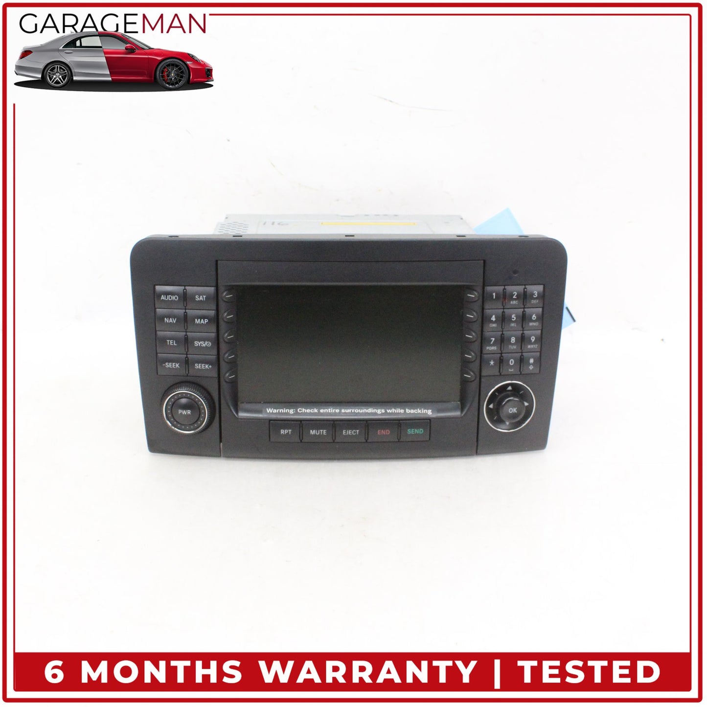 2006-2008 Mercedes X164 GL550 Command Head Unit Navigation Radio 1648703989 OEM