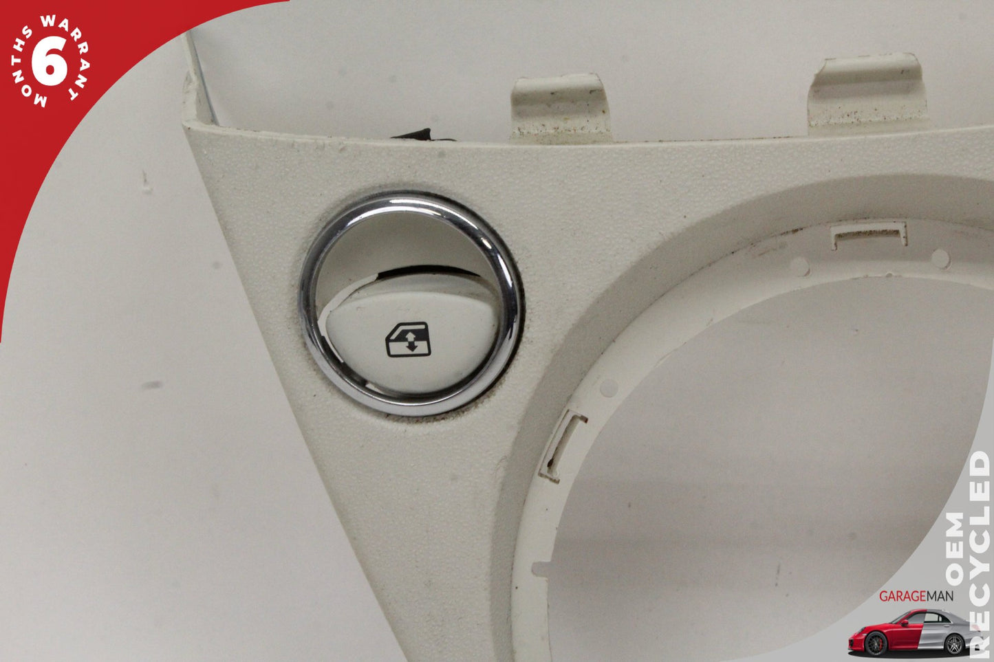 2012-2019 Fiat 500e Front Center Console Shifter Trim w/ Window Switch OEM