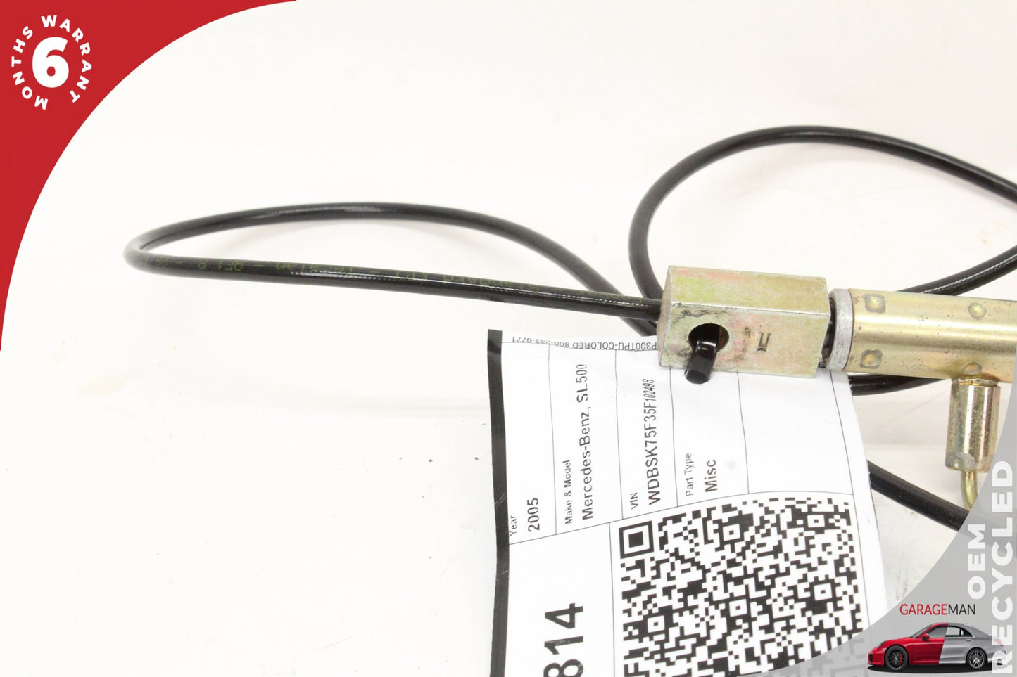 2003-2012 Mercedes R230 SL550 Left Side Load Assist Cylinder 2308001472 OEM