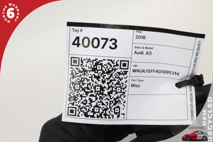 15-20 Audi A3 8V Sedan Front Right Window Control Module 5Q0959392E Genuine