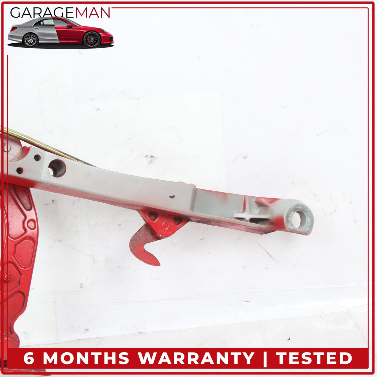 1999-2012 Porsche 911 Left and Right Convertible Top Cover Red Hinge Set OEM