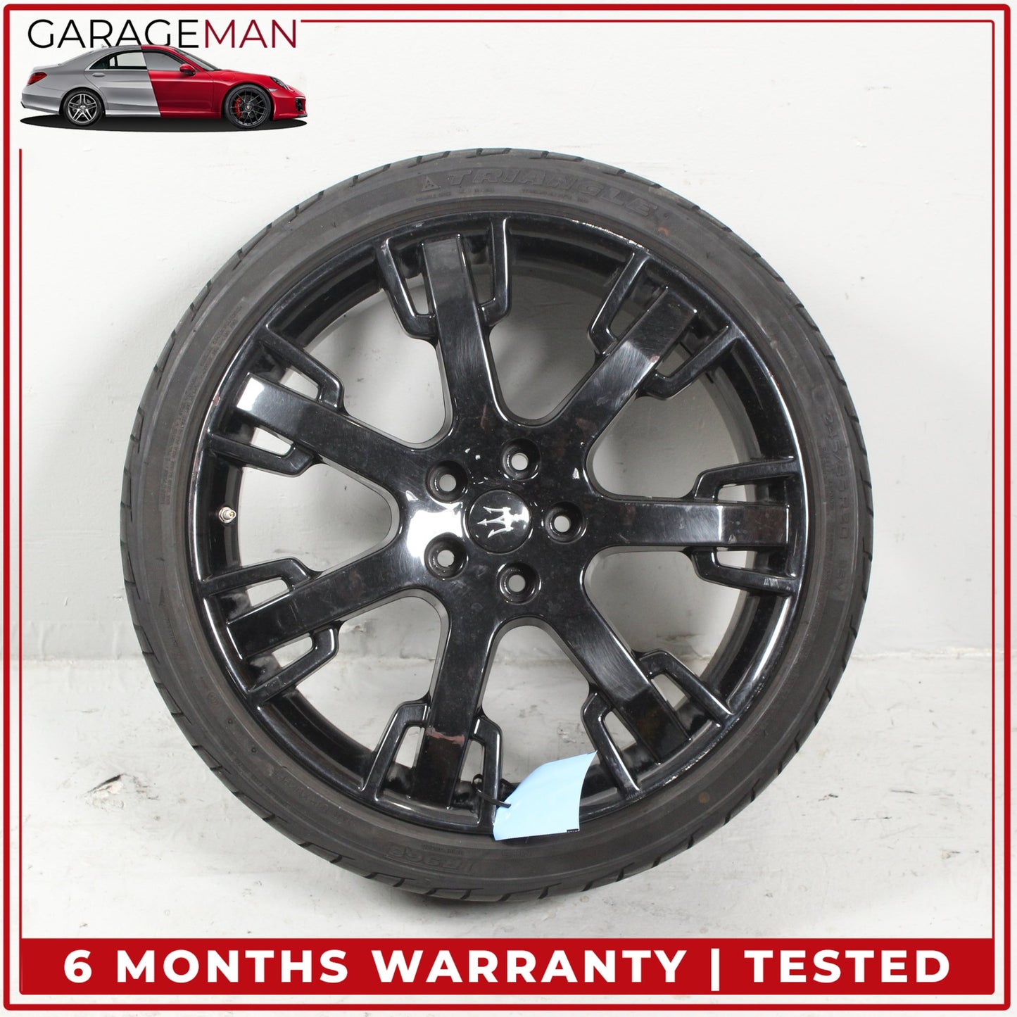 2008-2019 Maserati GranTurismo Front Wheel Rim w/ Tire 8.5JX20H2 ET52 238208 OEM
