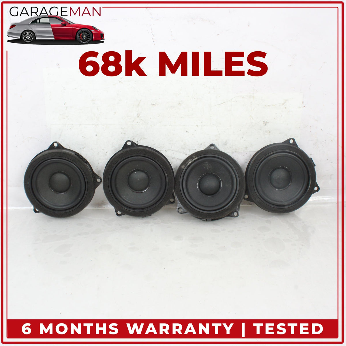2018-2024 BMW X3 X4 G01 G02 Front and Rear Side Door Audio Sound Speaker Set OEM