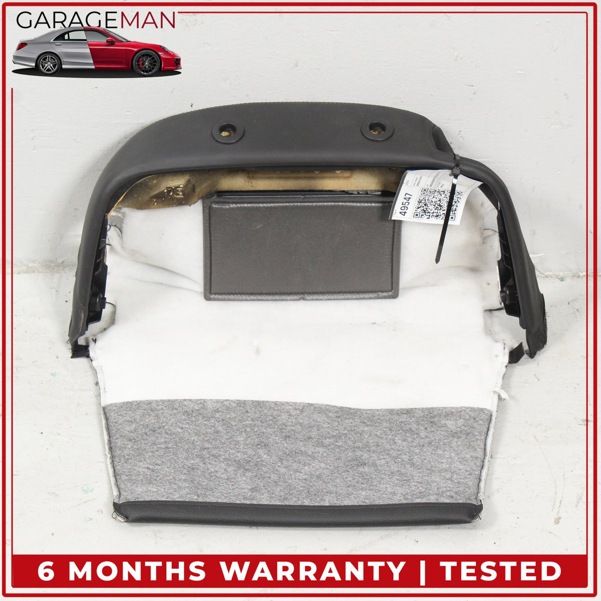 2013-2019 BMW 650i F06 AWD Front Left Side Seat Back Cover 7280667 OEM