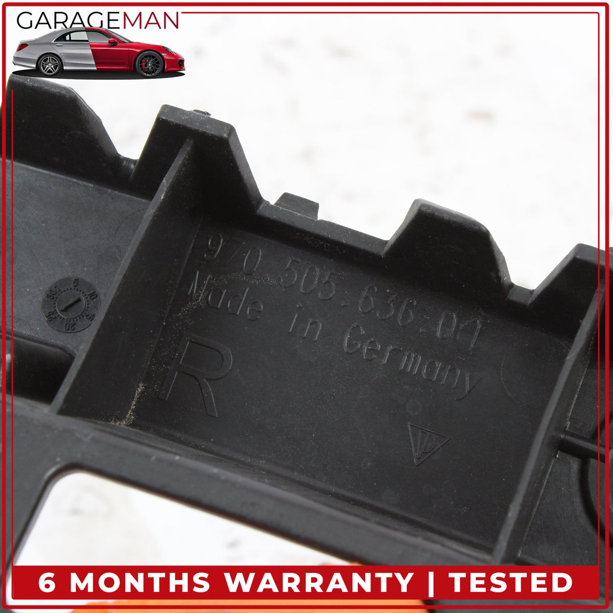 2010-2013 Porsche Panamera 970 Rear Bumper Support Bracket Retainer Strips OEM