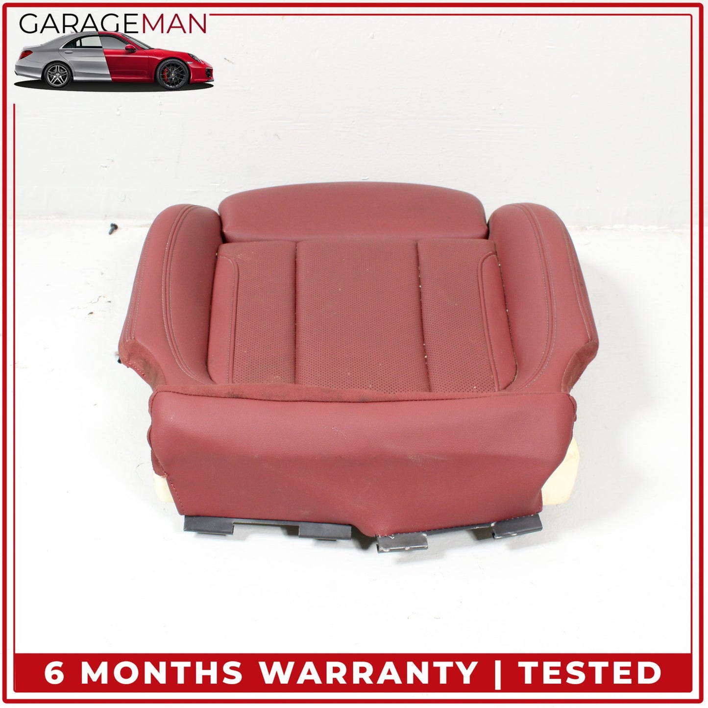 2019-2025 BMW 330i Front Right Passenger Side Lower Bottom Seat Cushion Red OEM