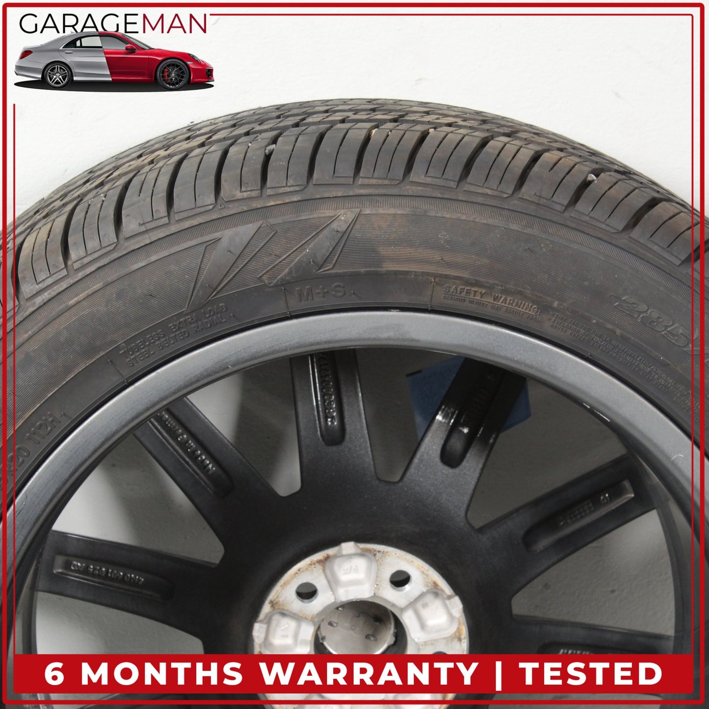 2017-2025 Audi Q7 SQ7 10 Spoke Wheel Rim w/ Tire 9JX20H2 ET33 4M0601025AD OEM