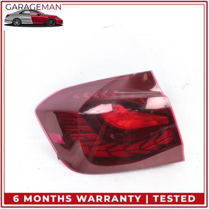 2012-2015 BMW 328i F30 Rear Left Driver Side Outer Tail Light Lamp 7372785 OEM