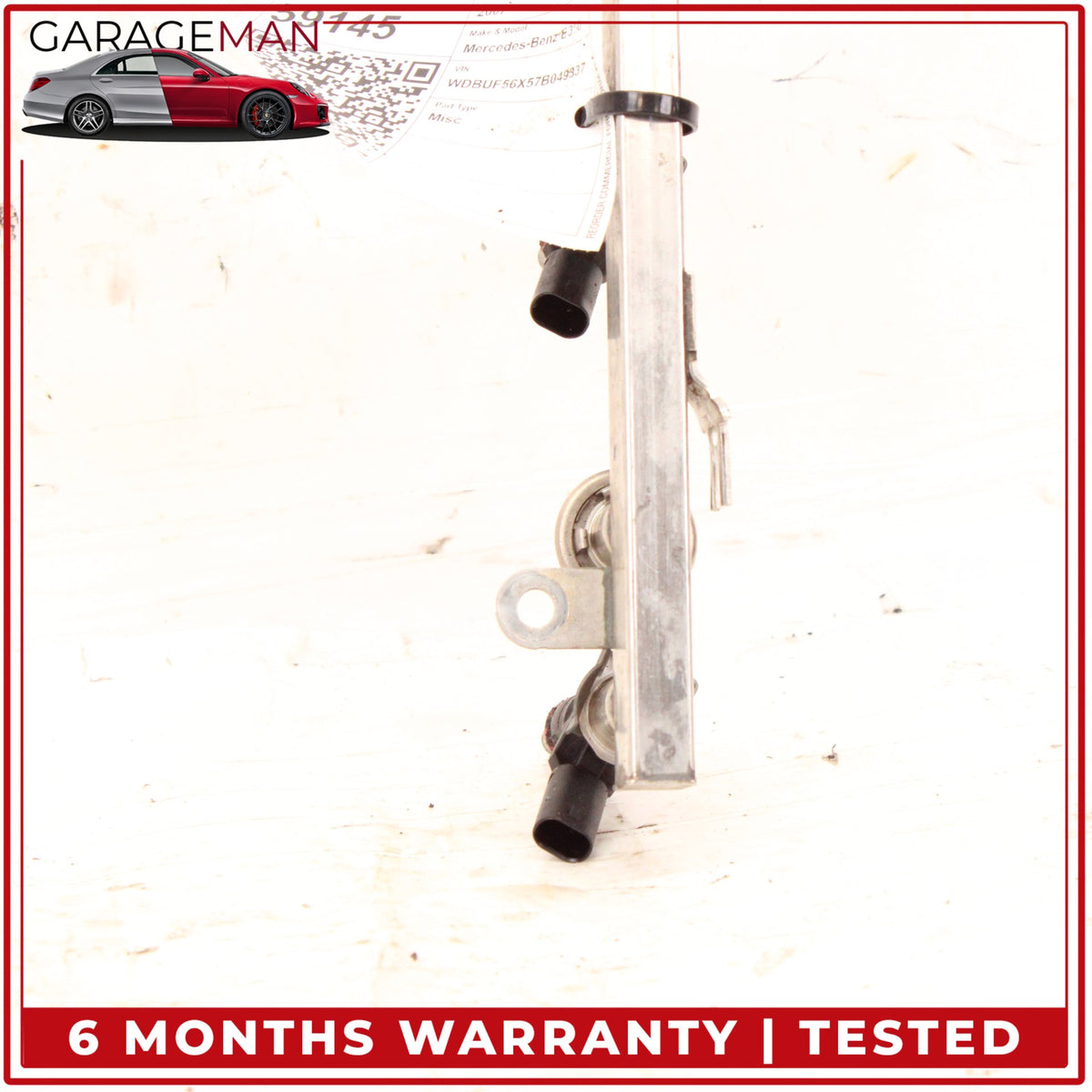 2005-2012 Mercedes W211 E350 C300 ML350 Fuel Rail w/ Injectors 2720700995 OEM