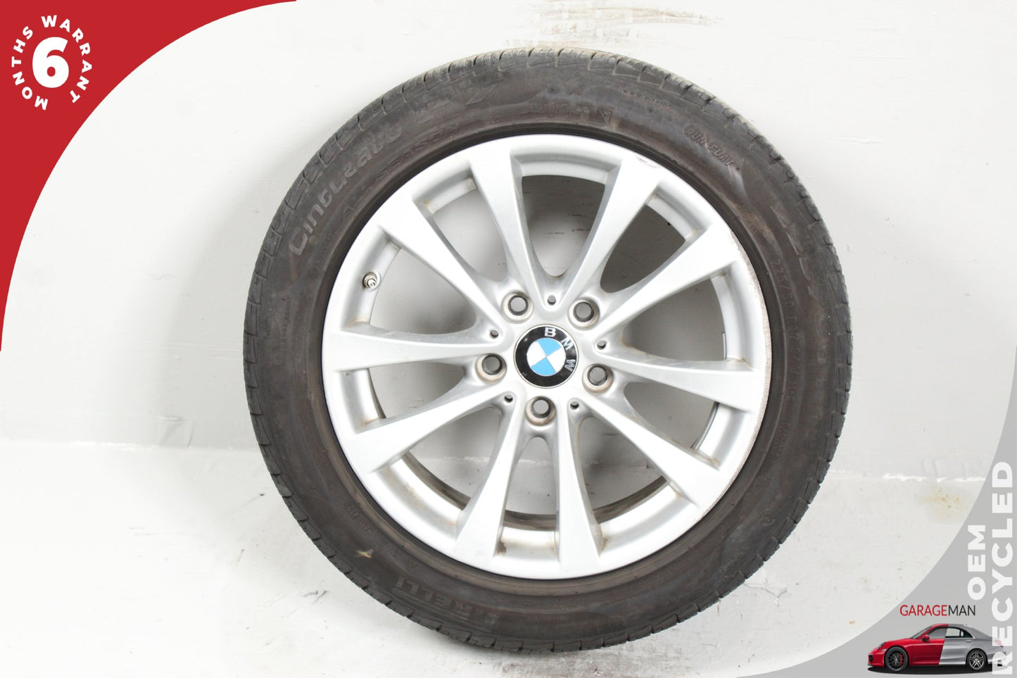 2012-2018 BMW 328i Front or Rear Wheel Rim w/ Tire 7.5JX17H2 ET37 6796244 OEM