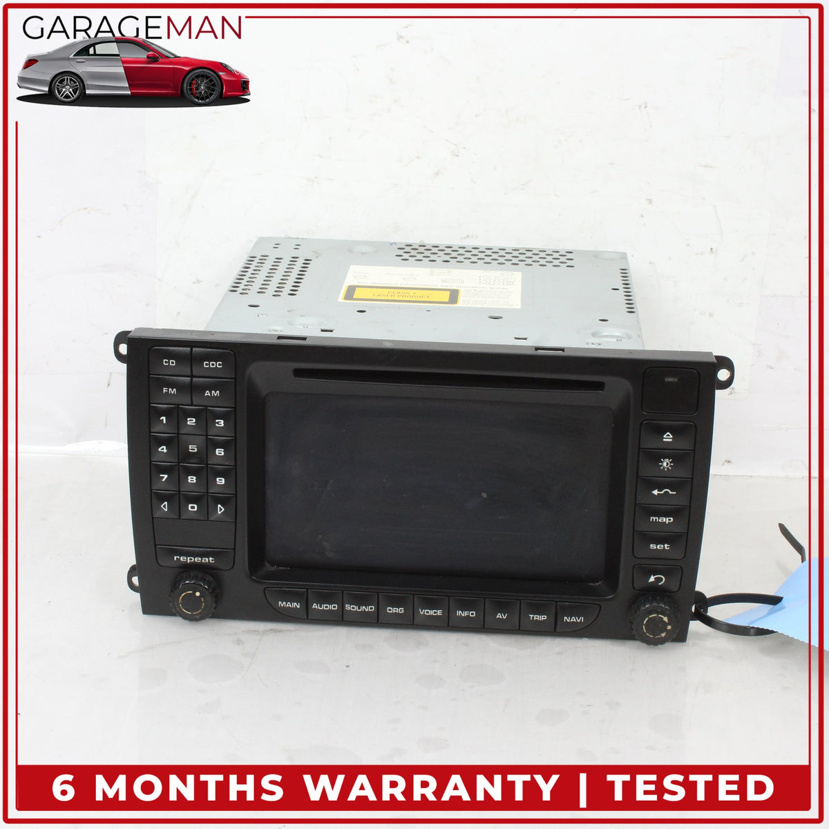 2003-2006 Porsche Cayenne 955 Command Head Unit Navigation Radio 7L5035191 OEM
