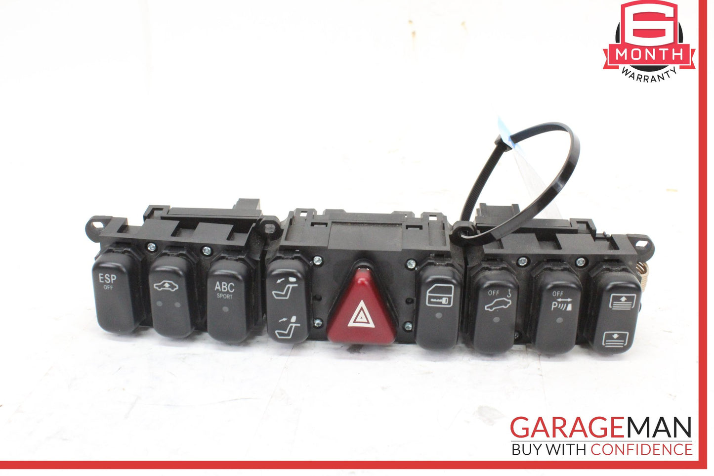 2000-2002 Mercedes W215 CL55 AMG Center Dash Hazard ESP Lock Switch Control OEM