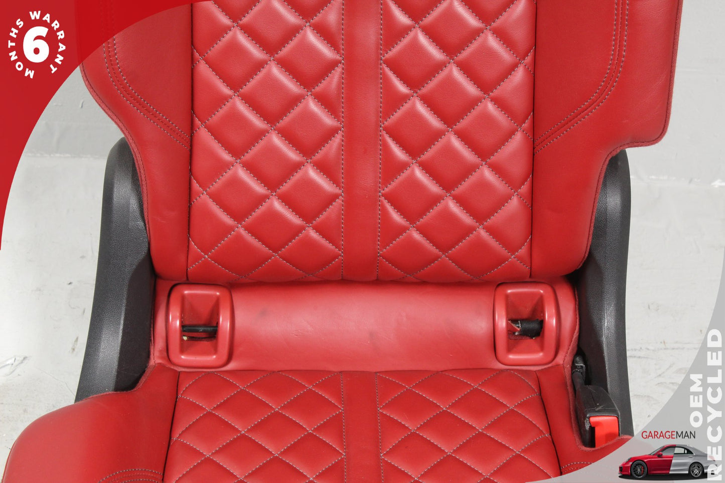 2018-2020 Audi SQ5 SUV Rear Right Passenger Side Complete Seat Assembly Red OEM