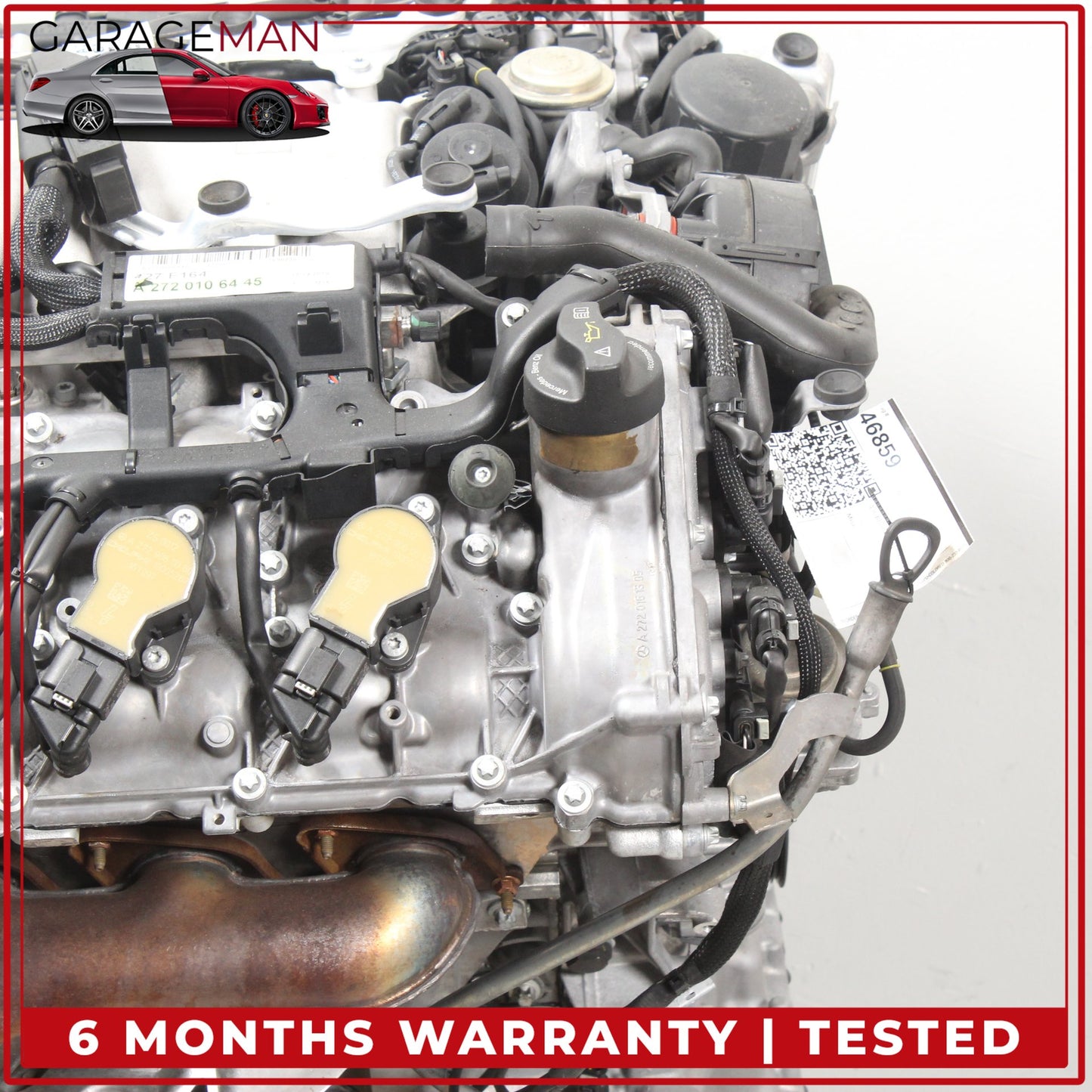 2005-2012 Mercedes W164 ML350 GLK350 3.5L V6 M272 Engine Motor Assembly OEM 169K