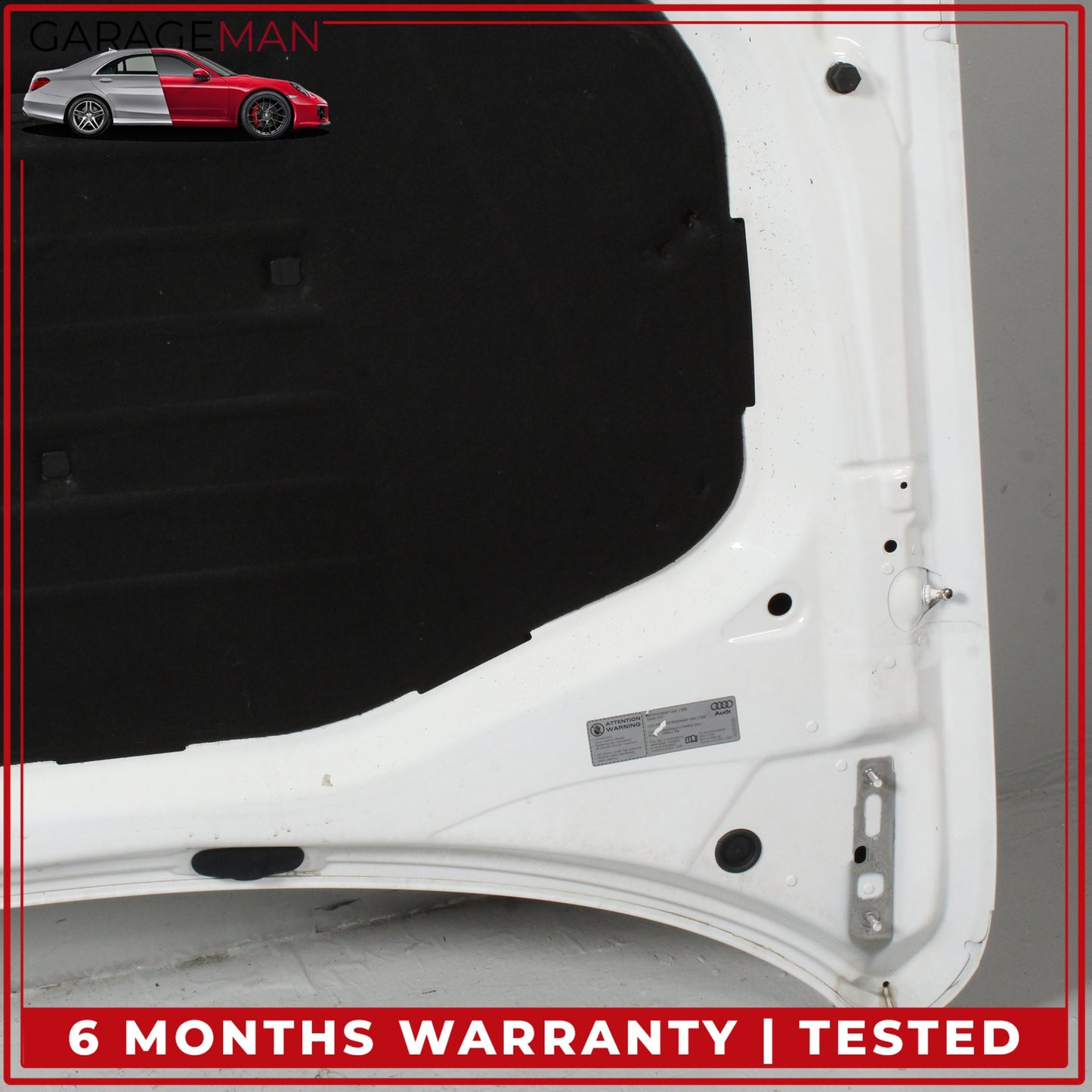 2007-2015 Audi Q7 SUV Front Hood Bonnet Panel 4L0823029A Ibis White