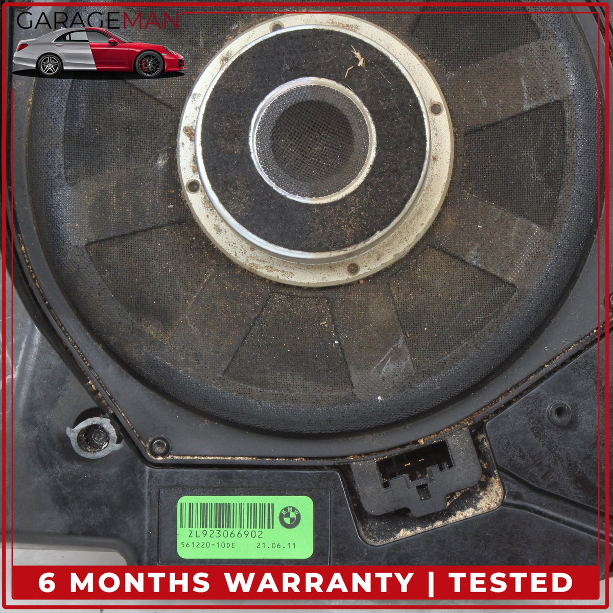2012-2018 BMW 650i F13 Bang&Olufsen Left Side Subwoofer Audio Sound Speaker OEM