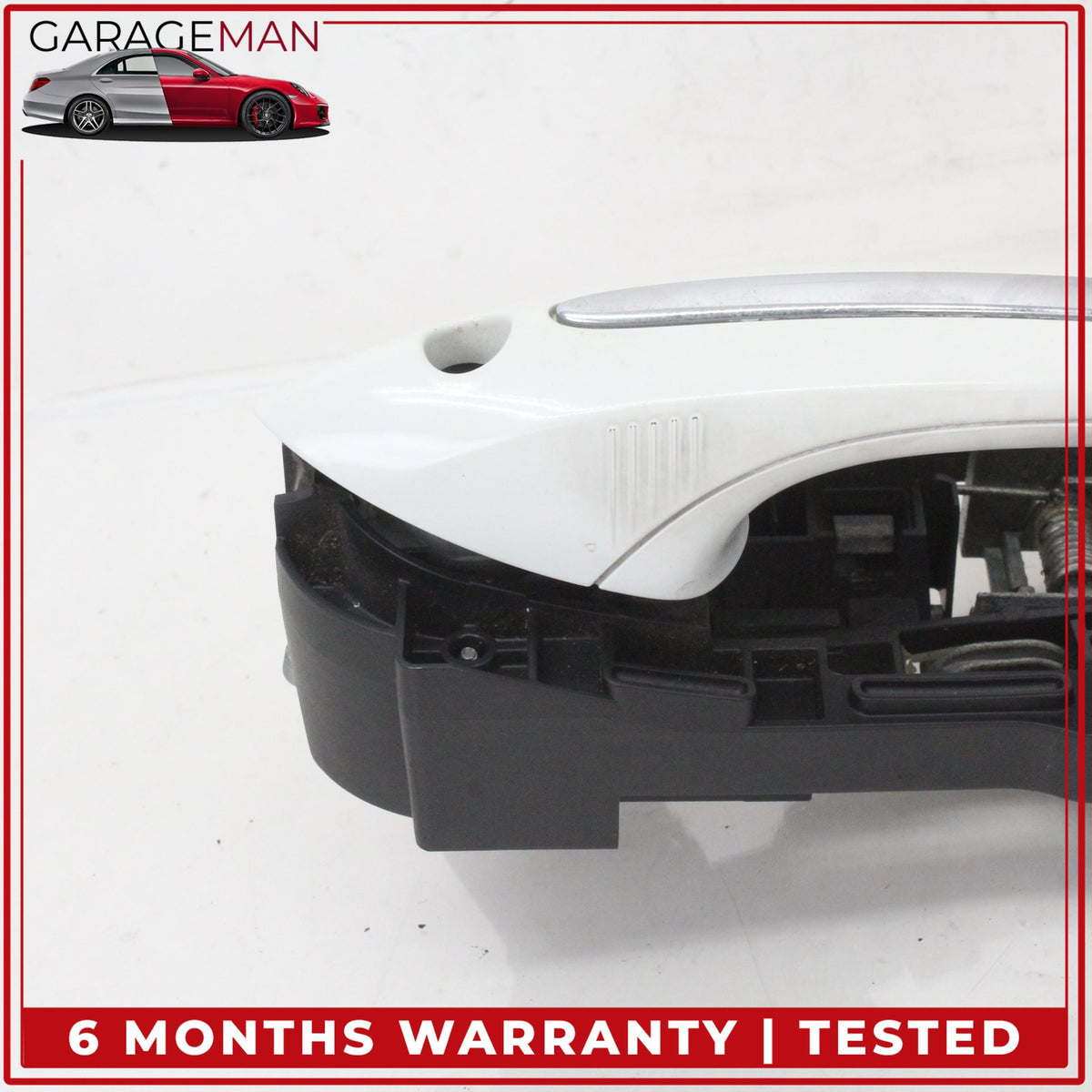 2011-2016 BMW 550i 535i Front Left Driver Side Exterior Door Handle White OEM