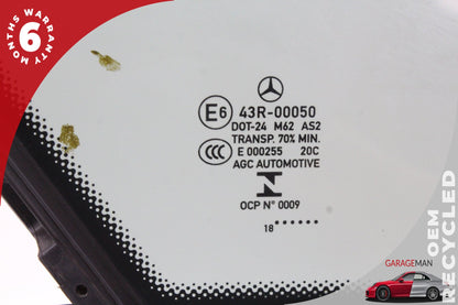 2018-2023 Mercedes W238 E450 E400 Coupe Rear Left Side Quarter Window Glass OEM