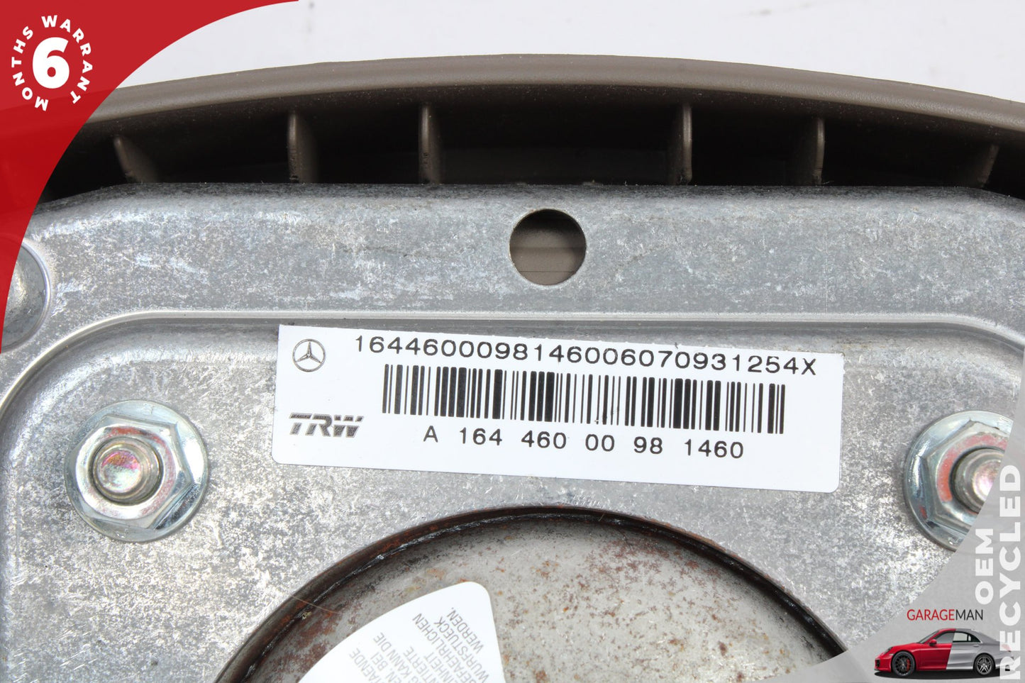 2006-2008 Mercedes W164 ML350 Front Left Steering Wheel Airbag 1644600098 OEM