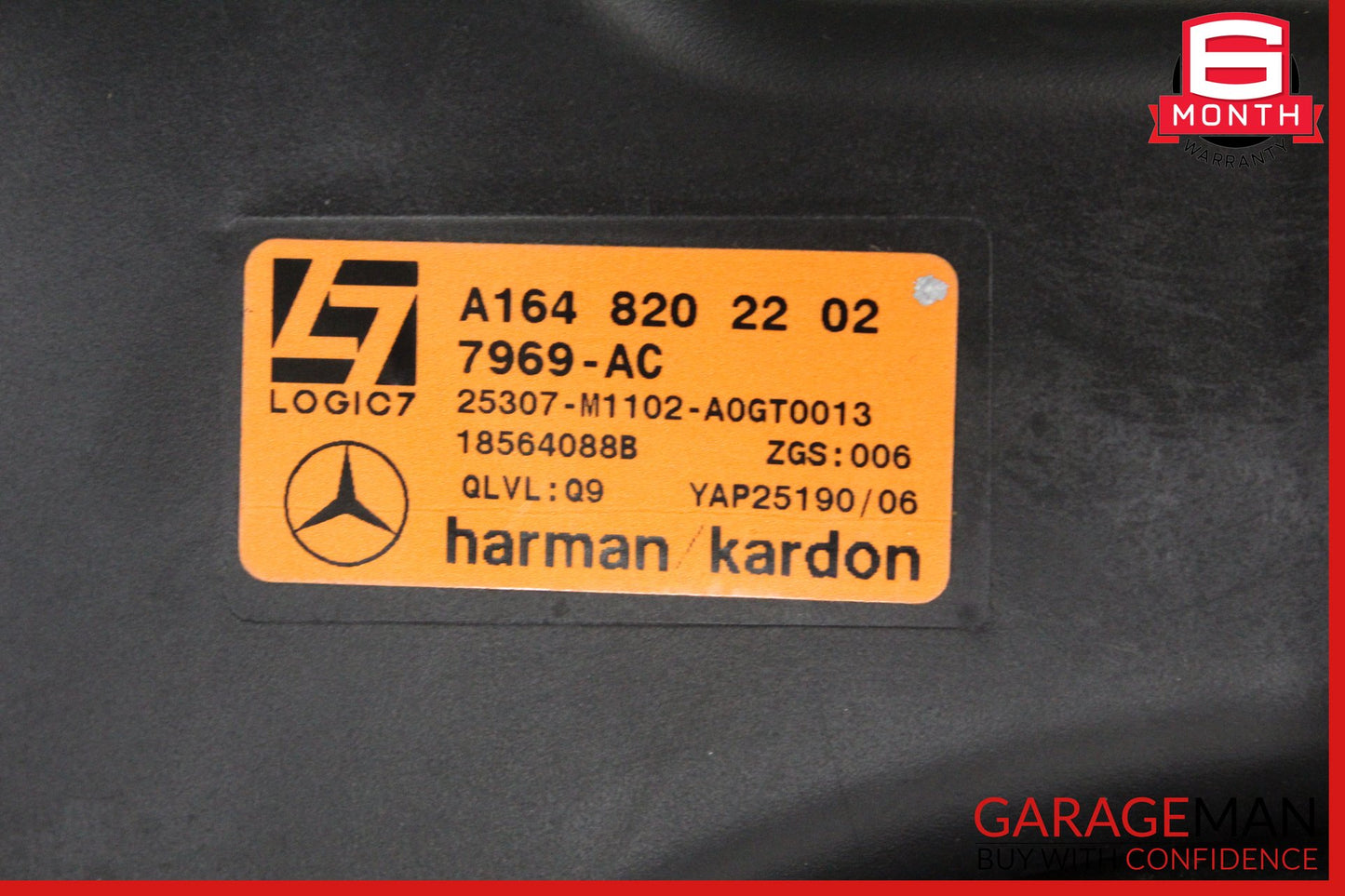 2006-2011 Mercedes W164 ML350 ML500 Harman Kardon Rear Left Subwoofer 1648202202