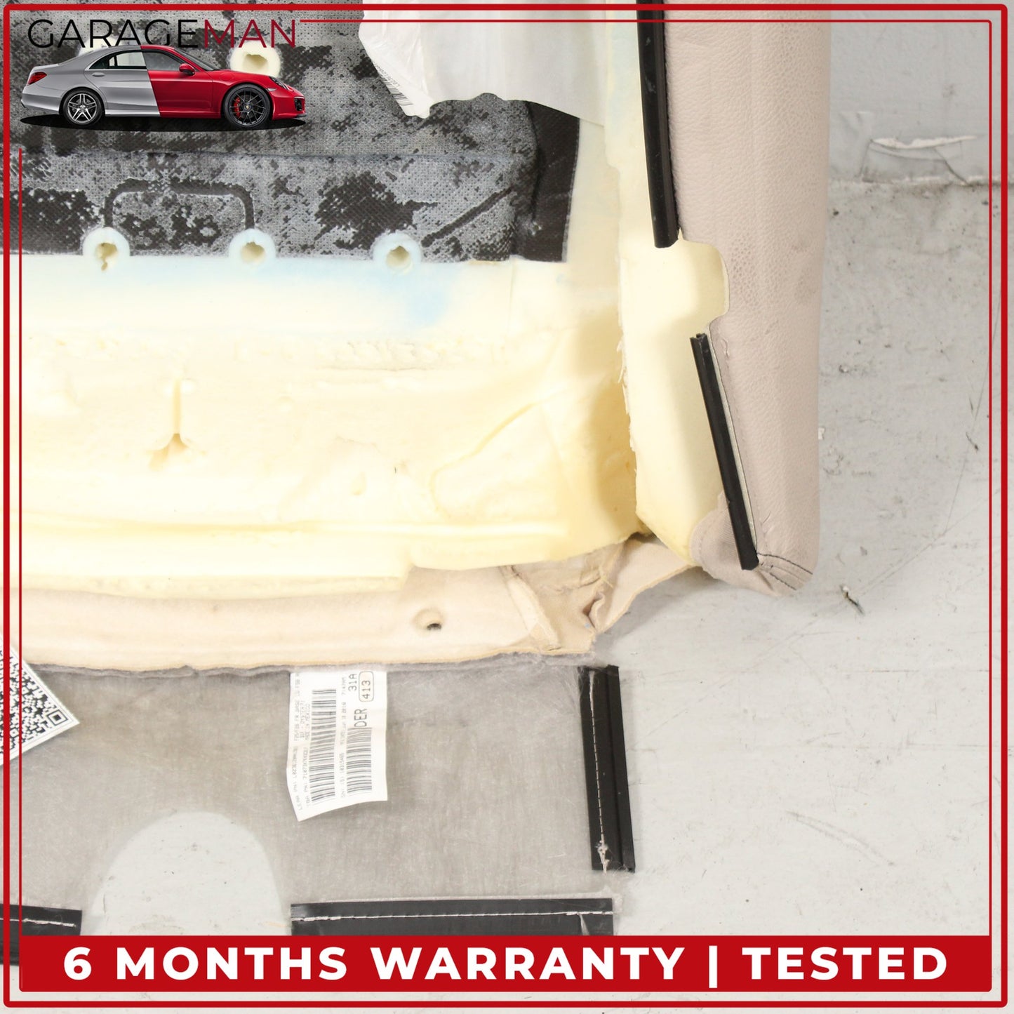 2011-2018 BMW X3 X4 Front Right Passenger Side Top Upper Seat Cushion Beige OEM