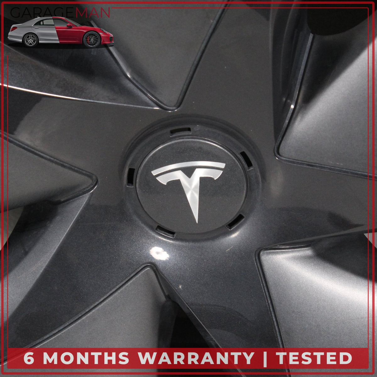 2017-2023 Tesla Model 3 Alloy Wheel Rim w/ Aerocover 18x8.5J ET40 104422100G OEM