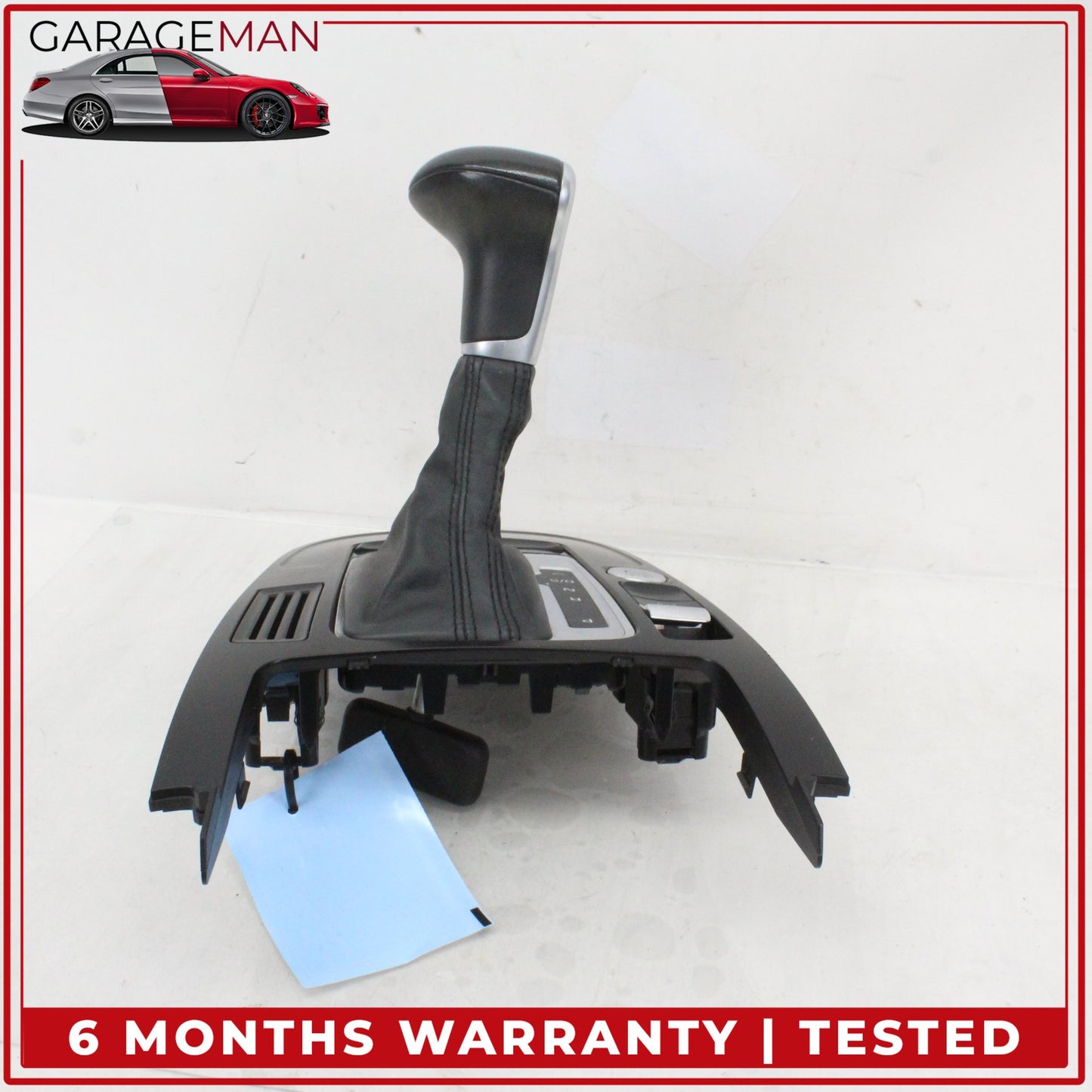 2009-2016 Audi A4 Front Center Console Shifter Knob Boot Trim w/ Switches OEM