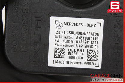 2008-2015 Smart Fortwo 451 Electronic Sound Speaker Generator 4519004902 OEM