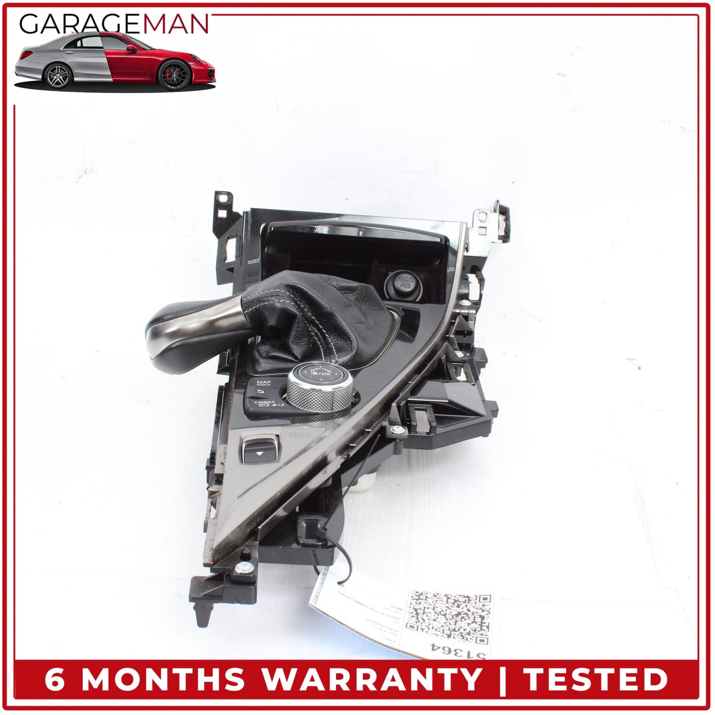 2014-2024 Infiniti Q50 Center Console Trim w/ MMI Switch & Shifter Boot Knob OEM