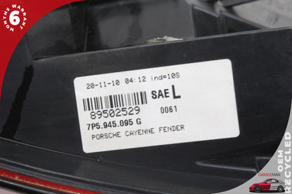 2011-2014 Porsche Cayenne 958 Rear Left Side Outer Tail Light 7P5945095G OEM