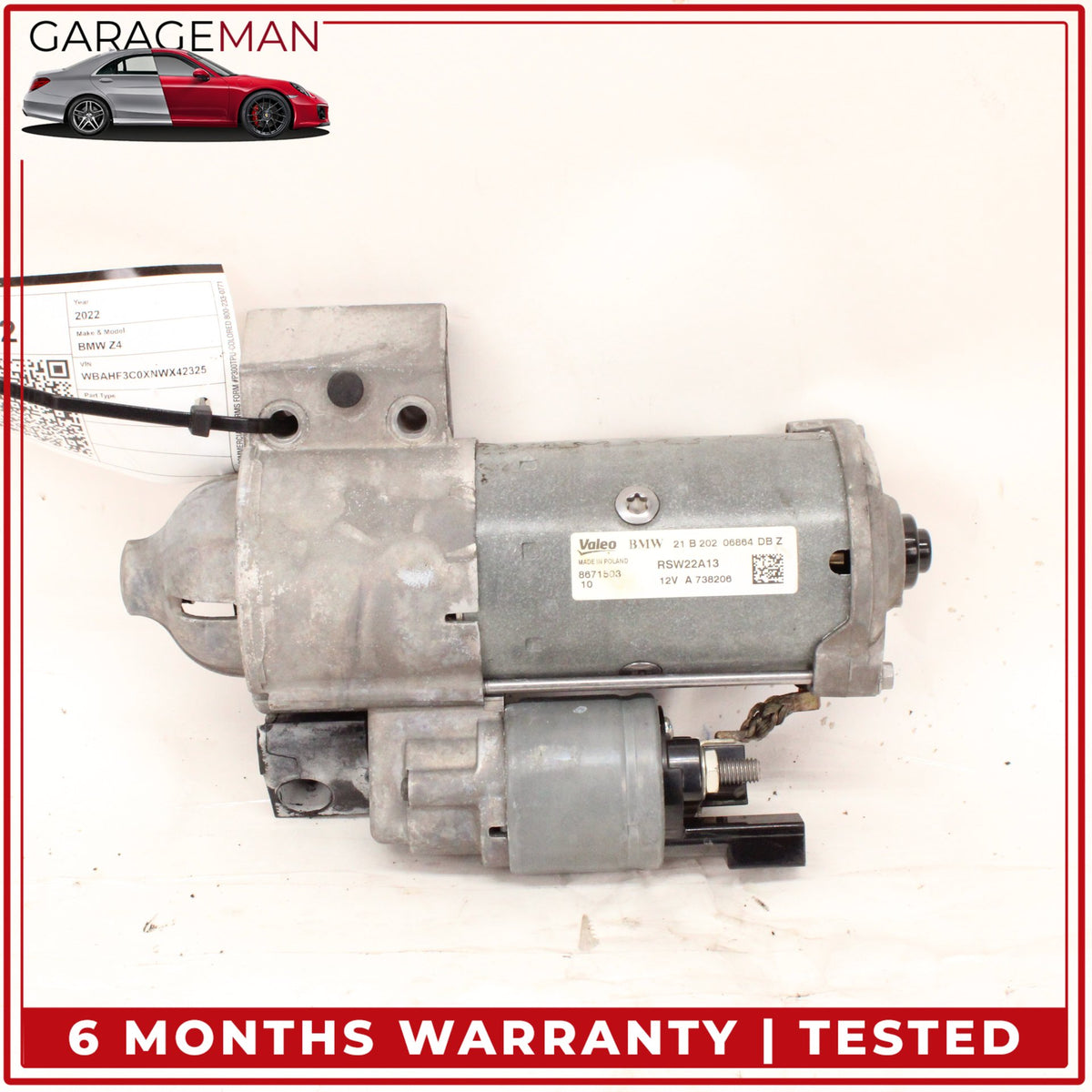 2019-2026 BMW Z4 G29 Engine Motor Starter 8671503 OEM
