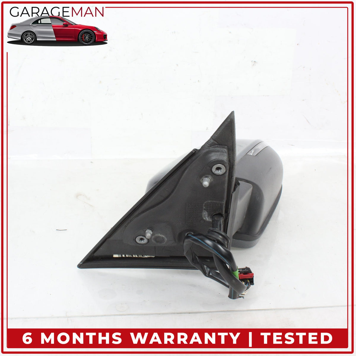 2010-2016 Audi A4 S4 Front Left Driver Side Door Rear View Mirror Gray OEM