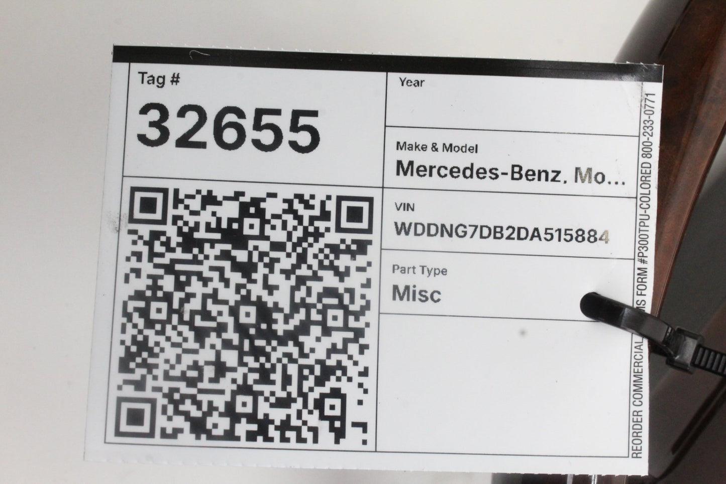 2010-2014 Mercedes-Benz S550 W221 Steering Wheel Wood Trim Black 2219063800 OEM
