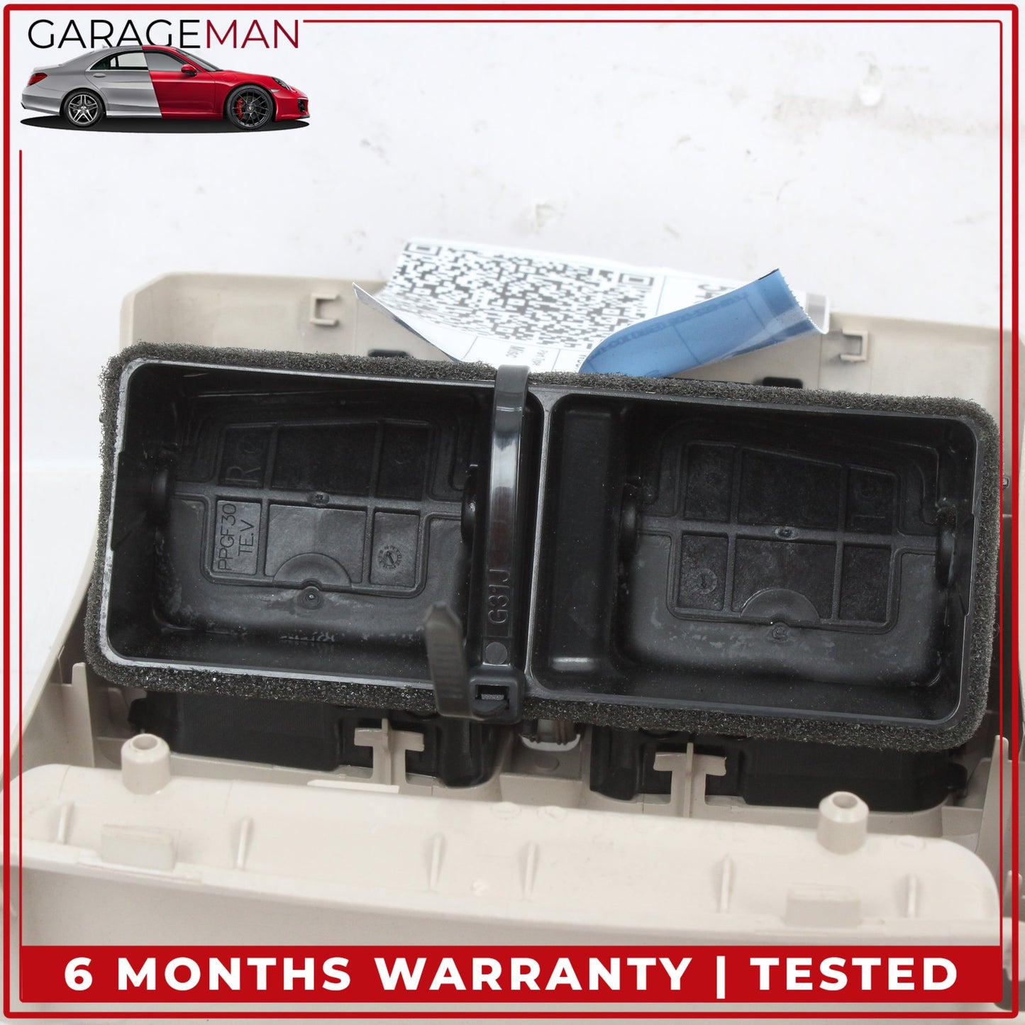 2008-2017 Mercedes C207 E400 Rear Center Console AC A/C Air Vent Beige OEM